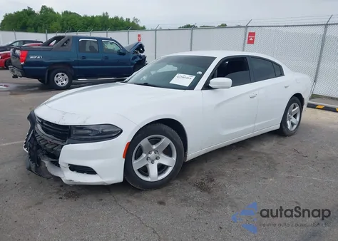 2016 Dodge Charger Police z USA, uszkodzony, nr VIN 2C3CDXAG0GH347392